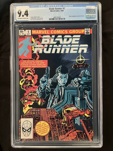 Blade Runner #1 CGC 9.4 NM WP 1982 Marvel Comics Movie Adaptation Harrison Ford