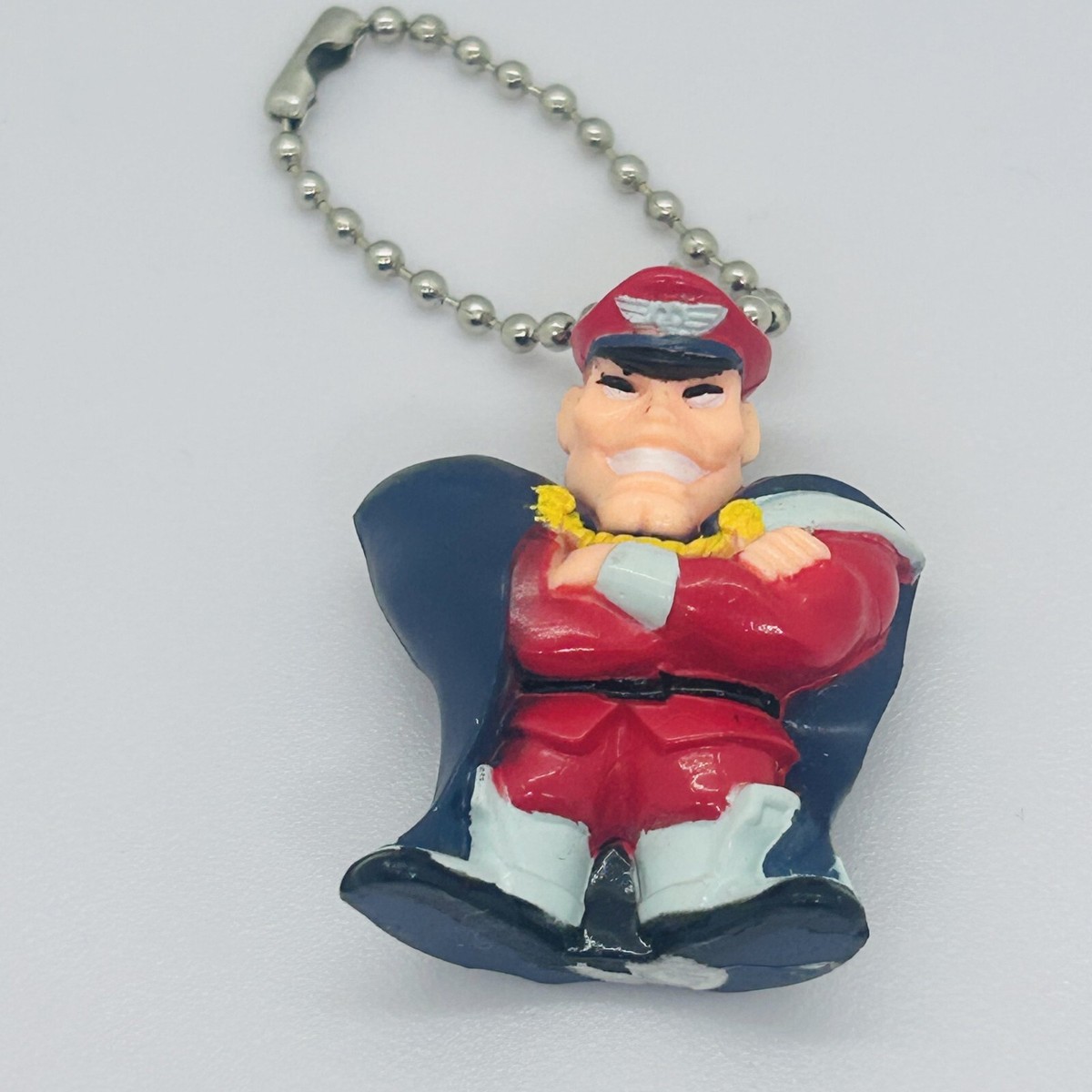 Vintage Capcom Bandai Street Fighter Vega M.Bison Mini Figure
