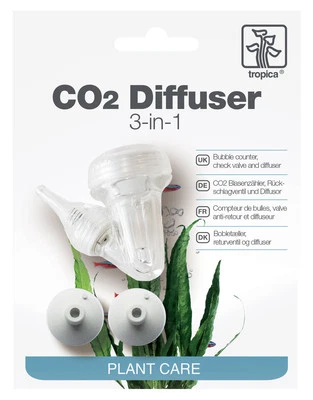 Tropica CO2 Diffusor 3in1 inkl. Rückschlagventil und Blasenzähler