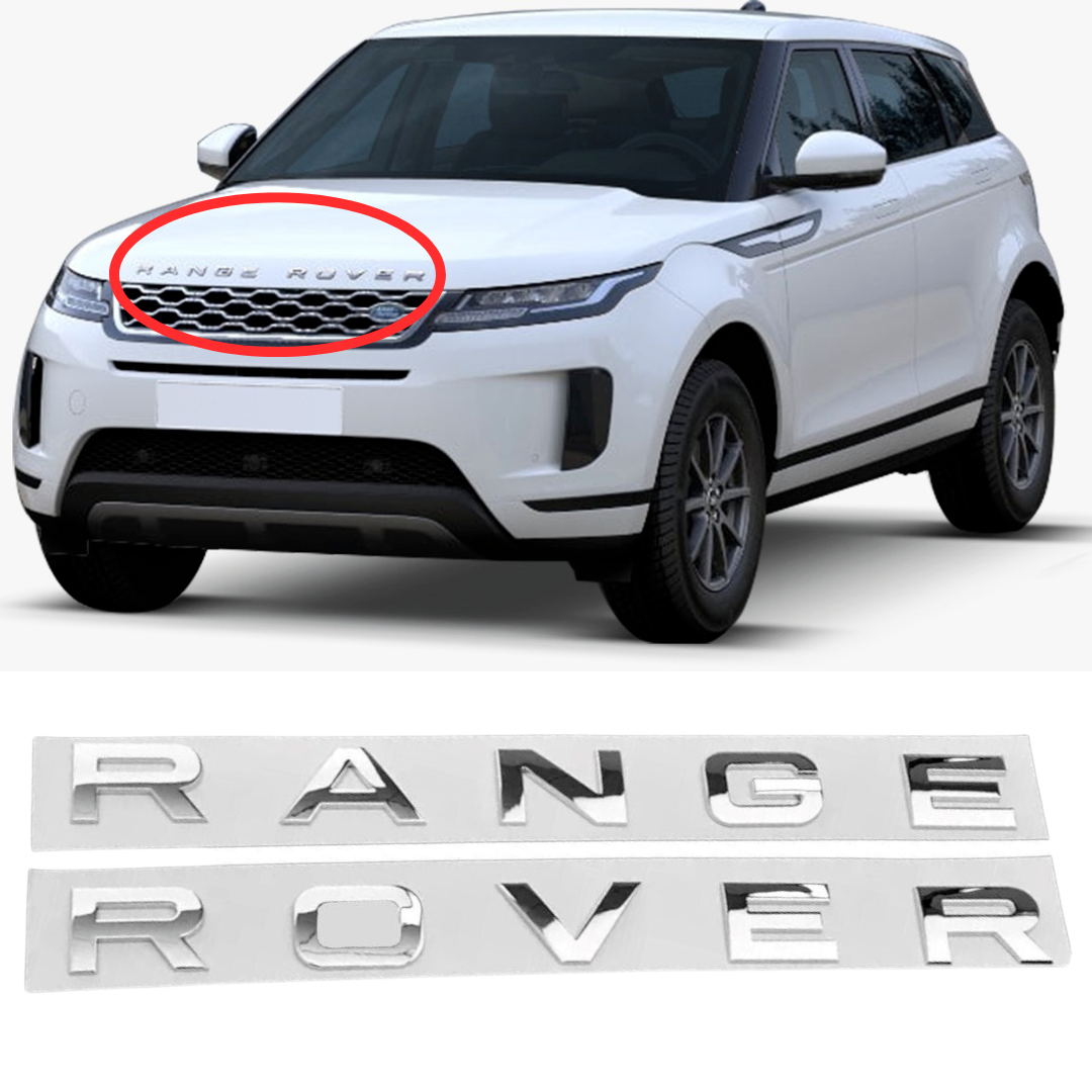 logo scritta range rover evoque sport vogue velar land rover