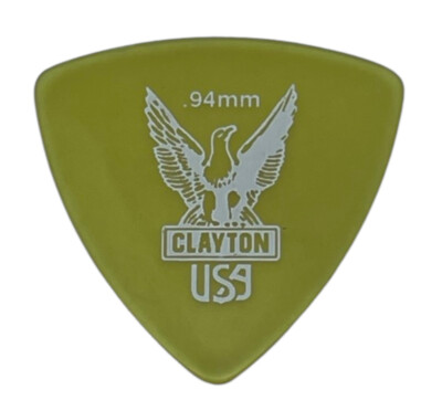 Clayton Ultem Gold - Triangle - 0,94 mm (1, 6 oder 12 Stück) Plektren