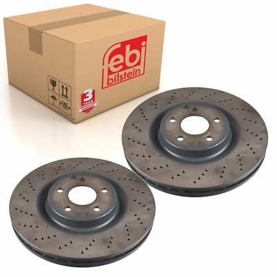 Pair of Brake Disc Fits Mercedes OE 218 421 04 12 Febi