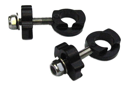 PAIR BMX MTB SINGLE SPEED Chain Tugs Tensioners Adjusters 14mm 10mm 3/8" Axle - Bild 7 von 9