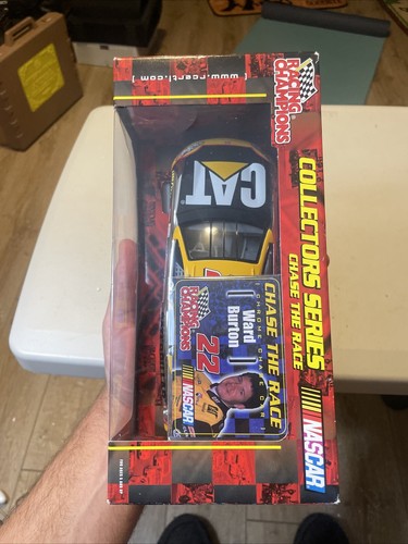 2001 Racing Champions Chase the Race Ward Burton #22 Cat 1/24th Chrome - Picture 2 of 6