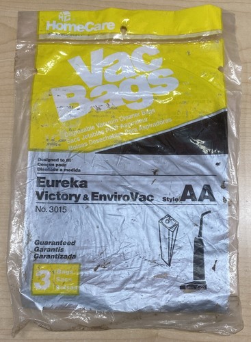 Lote de 6 BOLSAS Reemplaza Bolsas de Aspiradora Desechables Verticales Estilo Eureka AA 58236A - Imagen 2 de 5