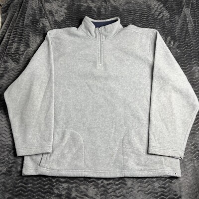 Arizona Jeans Company Gray Fleece Pullover Size XL