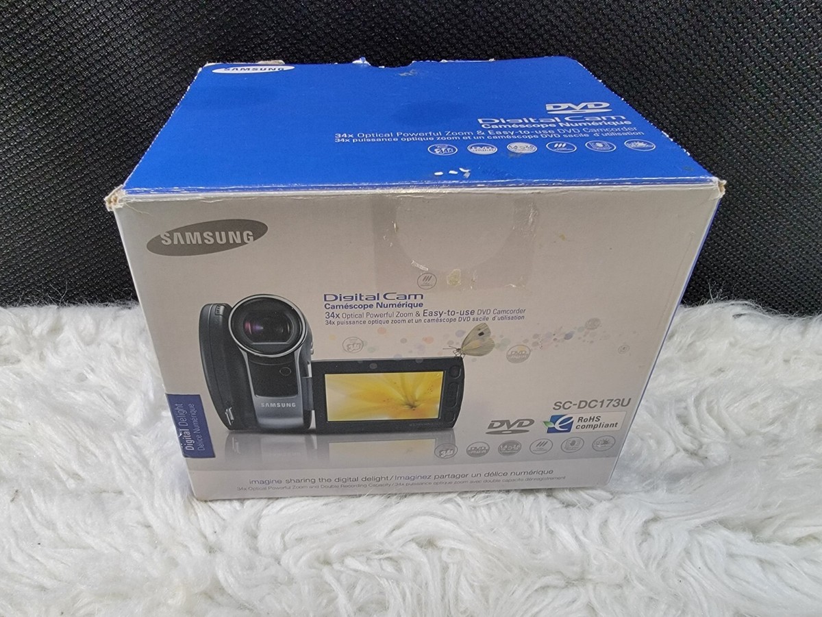 Samsung SC-DC173U DVD Camcorder with 34x Optical Zoom (IOB