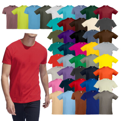Sol´s Imperial T-Shirt, Herren Kurzarm Rundhals T-Shirt, Baumwolle - L190