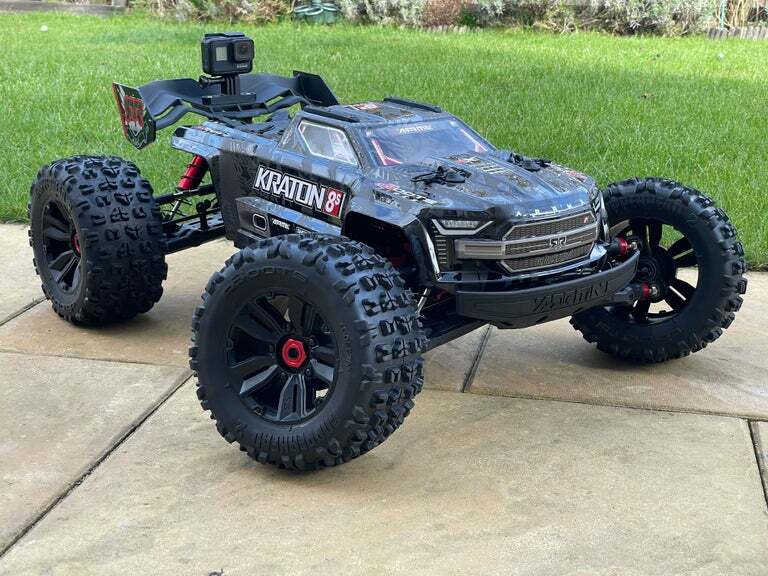 Arrma Kraton 8s GoPro Mount FOR REAR WING GO PRO HERO