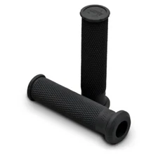 ProTaper Single Density Full Diamond Grips - Black Motorcycle Street Bike 024846