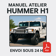 Manuel Atelier Hummer H1 1992-2006 Revue Technique Français RTA CD PDF