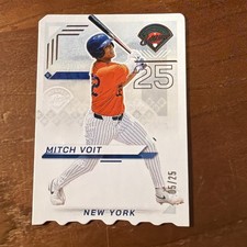 Mitch Voit 2025 Panini Prospect Edition Ticket Stub SP Rookie #d/25 RC #20 METS