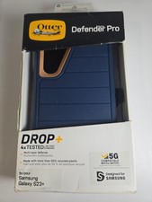 OtterBox Defender Pro Case  Holster for Samsung Galaxy S23  Plus - Blue Suede