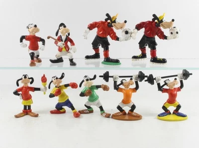 Goofy Sport-Goofy == 9 x Walt Disney Figuren Bully / Bullyland - Bild 1 von 2