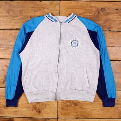 Vintage Spalding Trainingsjacke XL 90er Sport grau