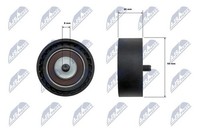 Original Nty Umlenk-/FüHrungsrolle Keilrippenriemen RNK-FR-070 FüR Ford