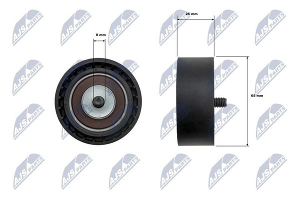 Original Nty Umlenk-/FüHrungsrolle Keilrippenriemen RNK-FR-070 FüR Ford-image
