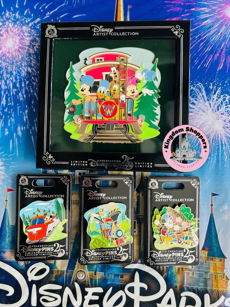 2025 Disney Parks Alex Maher Artist Series Mickey Train Set Jumbo