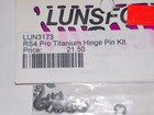 Lunsford Titanium Hinge Pin Kit for the HPI RS4-Pro cars — photo 2