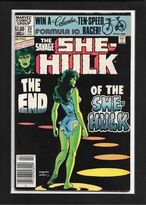 The Savage She-Hulk #25 (1982): Double-Sized Final Issue! Bronze Age! FN/VF!