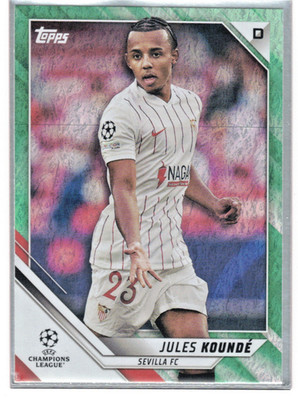 2021-22 Topps UCL Collection Jade Edition - Jules Kounde #71