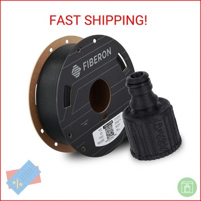 Polymaker Fiberon ASA-CF08 Black Carbon Fiber 3D Printing Filament 1.75mm 0.5KG,