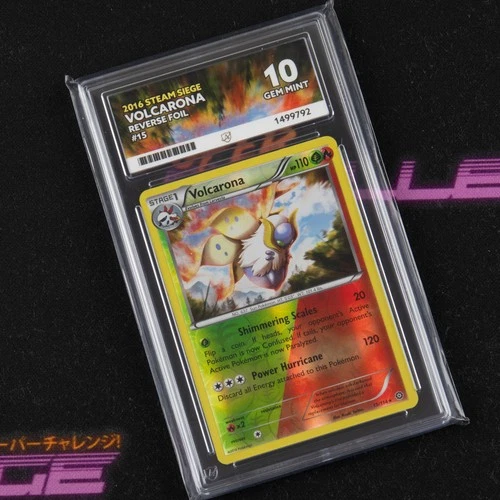 Volcarona 15 Steam Siege 2016 Holo Rare ACE 10 Reverse Foil | Pokemon TCG