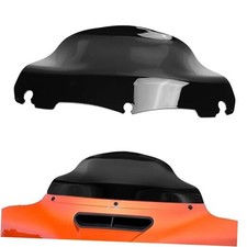 9" Black Wave Motorcycle Batwing Fairing Windshield Windscreen Wind Splitter