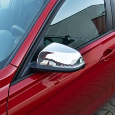 Edelstahl Spiegelkappen Set für BMW 3er Limo Touring GT F30 F31 F34 ab 2012 Auto