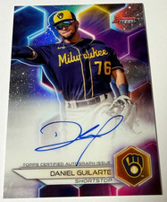 Daniel Guilarte 2023 Bowman's Best Auto Brewers MLB Card