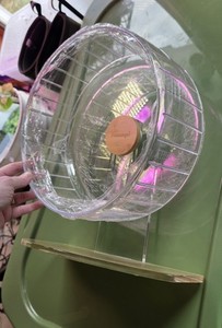 Niteangel Super-Silent Hamster Exercise Wheel - 11" Large Transparent Unboxed
