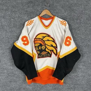 Vintage 90s Made In USA Minor League Hockey Jersey Size Large