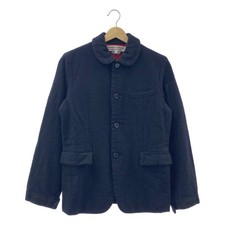 Comme Des Garcons / 2015Aw Back Ventilation Round Collar Wool Jacket