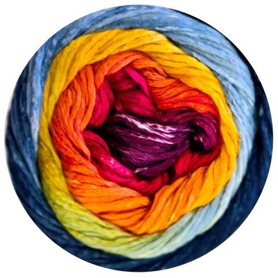 Juniper Moon Farm - Cumulus Rainbow, Mako Cotton, 100 g / 251 yards, 4-Worsted