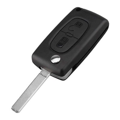 CE0523 VA2 2 Buttons Flip Key Shell Case for Peugeot 206 207 306 Citroen C3 C4