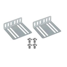 sound-way 2 DIN Car Stereo Mounting Kit Universal Metal L Brackets with...