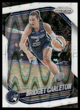 2025 Panini Prizm WNBA #88 Bridget Carleton White Seismic Prizms
