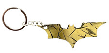 DC COMICS BATMAN SUPER HERO INSIGNIA KEY RING KEYCHAIN ...BONUS SILVER BAG