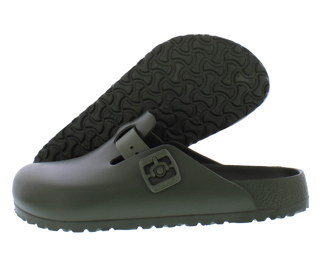 Birkenstock Boston Eva Unisex Shoes Size 11, Color: Khaki