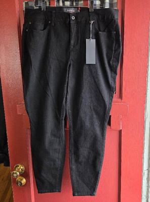 Torrid Premium Flattering Black Bombshell Skinny High-Rise Jeans Size 20R NWT