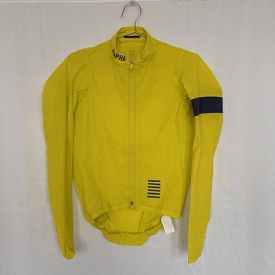 Rapha Men's Pro Team Lightweight Shadow Jacket Size Small Yellow