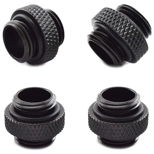 4-Pack G1/4 inch 5mm Male to Male Connector with Sealed O- for PC Water2575