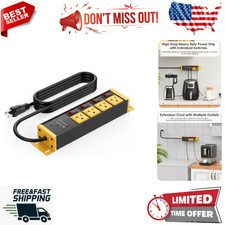 Heavy Duty Surge Protector Power Strip 20 Amp Individual Switches. 6FT 12 Gauge