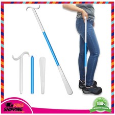 35.5 Inch Long Handled Shoe Horn Dressing Stick Sock Remover Aid for Seniors