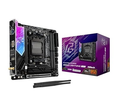 ASRock AMD B850i Lightning WiFi 6E Socket AM5 ITX Motherboard