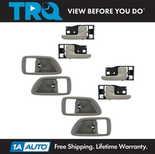 TRQ Fawn Inside Door Handle Bezel Front Rear Kit 8pc for 2004-2006 Toyota Tundra