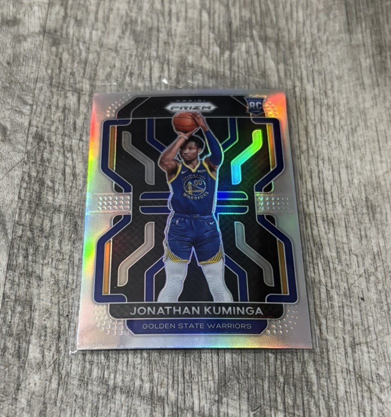 2021 Jonathan Kuminga Silver Prizm Rookie Card (#307) 