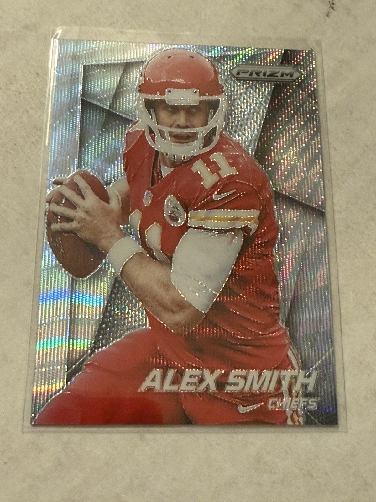 2014 Panini Prizm - Light Blue Wave Prizm /99 Alex Smith #169