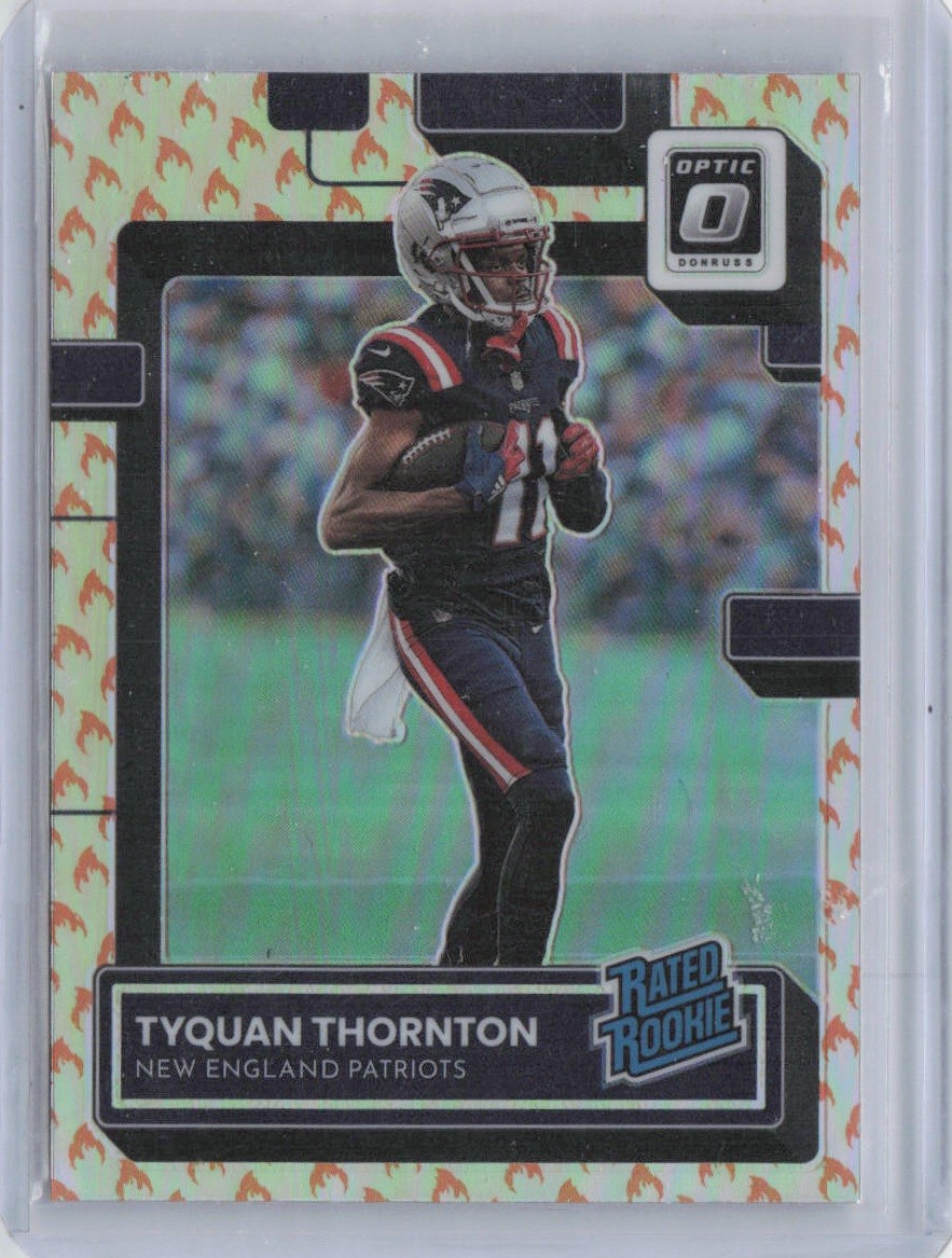 Tyquan Thornton 2022 Donruss Optic Fire RC #222