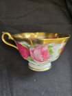 Royal Albert Old English Rose Cup  Peony Shape & Saucer Heavy Gold Trim & Handle — photo 5